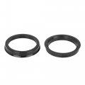 X Autohaux 4pcs Plastic 67 1mm Od To 56 Id Car Hub Centric Rings Wheel Bore Center Spacer Black