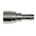 Coolant Connector For Gmc Sierra 2500 Hd 2001 To 2013 Stainless Steel Silver Quick Disconnect Hose Barb Straight Fitting