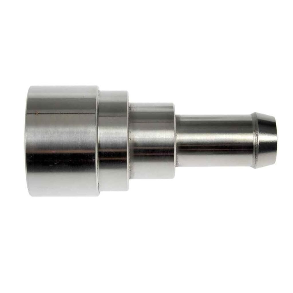 Coolant Connector For Gmc Sierra 2500 Hd 2001 To 2013 Stainless Steel Silver Quick Disconnect Hose Barb Straight Fitting
