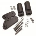 Smt-no Cut Frame Slider Protector Compatible With 2009-2012 Yamaha Yzf R1 Yzfr1 Yzf-r1 Black B00ruenwmc