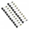 Uxcell 3-in-1 Furniture Connecting Kit 15mm Od Cam Fitting M6x40mm Dowel Screws M6 Pre-inserted Nut 20 Sets