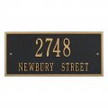 Customized Hartford 2 Line Aluminum Address Plaque 16 W X 7 25 H 