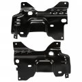 Front Bumper Bracket Pair Compatible With 2009-2014 Ford F-150 Mounting Plate Driver And Passenger Side Replacement For