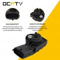 Ocpty Fuel Injection Pressure Sensor Fit For 2001-2009 Volvo S60 2004-2006 S80 2001-2007 V70 03-2007 Xc70 2005-06 Xc90 31272732