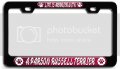 Life Is Merrier With A Parson Russell Terrier Dogs Pets Bl 3d Metal License Plate Frame Auto Suv Truck Tag Holder F86