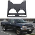 Instrument Panel Double Cup Holder Assembly For 1993 1994 1995 1996 1997 1998 Toyota T100 Part Number 5562034010 Black Plastic 