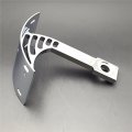 Hongk- Motorcycle Chrome Curved Mount License Plate Tag Holder Bracket Compatible With Warrior V-max B01djj5w2o