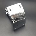 Hongk- Motorcycle Chrome Curved Mount License Plate Tag Holder Bracket Compatible With Warrior V-max B01djj5w2o
