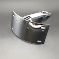 Hongk- Motorcycle Chrome Curved Mount License Plate Tag Holder Bracket Compatible With Warrior V-max B01djj5w2o