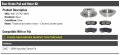 Rear Ceramic Brake Pads And Rotor Kit Compatible With 2007-2009 Hyundai Santa Fe