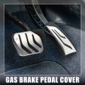 X Autohaux 3pcs Accelerator Pedal And Brake Cover Set For Bmw 1 2 3 4 Series F20 F21 F22 F23 F30 F31 F32 F33 F34 F36 Metal