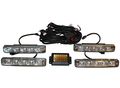 Purple Funeral Drl Strobe Kit High Power Led Pyramid All 
