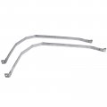 A-premium Set Of 2pcs Gas Tank Straps Compatible With Ford Mustang 2005-2010 4 0l V8 6l 5 4l Replace For 4r3z9092aa