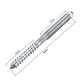 Uxcell M8 Hanger Bolts Length 3-1 2 90mm Double Headed Self-tapping Screw 8mm Wood Joint Furniture Legs 8pcs