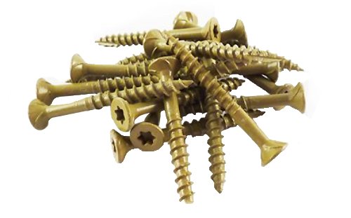 Ap9x318-5 T25 All Purpose Wood Construction Screws No 9 By 3 125 In Gold Galvanized Alloy Steel Type 17 Point 430 Piece Set