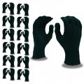 Cordova H3677 Black Acrylic Spandex Machine Knit Thermal Gloves 12-pack 