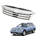 Antuko Front Bumper Upper Grille Chrome Grill Replacement For 2010 2011 2012 Outback 91121aj04b 