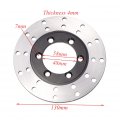 Tdpro 78mm Bolt Space Front Wheel Rim Hub With Bearing Assembly Steering Knuckle And Master Cylinder 2x Disc Disk Rotor For