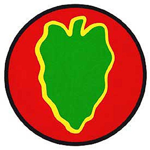 U S Army 24th Infantry Division Sticker 3-1 4