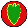 U S Army 24th Infantry Division Sticker 3-1 4 