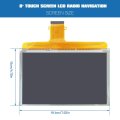 Dj080pa-01a Screen Replacement 8 Touch Display For Chevy For G-m-c Factory Navigation Systems