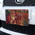 Graphics More Christmas Holiday Santa Milk And Cookies Novelty Metal Vanity Tag License Plate