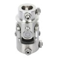 Steering U Joint Shaft Coupler 3 4 In Dd By 1 Chrome Universal 83mm For Automotive Parts Muscle Cars And Street Rods