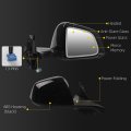 Dasbecan Side Rear View Mirror For 2020-2024 Tesla Model Y Anti-glare Glass With Memory Power Heated Right Passenger Folding