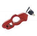 Favomoto 3 Sets Horn Lock Throttle Handlebar Grips Motorcycle Brake Electric Car Aluminum Alloy 