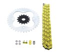 Fits Honda 400 Trx400x 520-96 Yellow O Ring Chain Sprocket Silver 15 39 