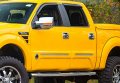 Eparts 4 Pieces Mirror Chrome Plated Abs Side Door Handle Trim Cover Cap Fit For 20 2014 Ford F-150 4 With Keypad Hole