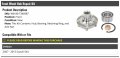 Front Wheel Bearing Hub Repair Kit Compatible With 2007-2013 Suzuki Sx4