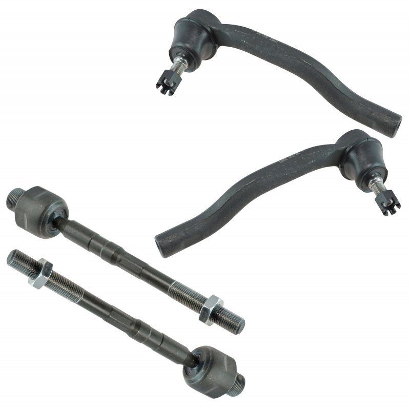 Inner Outer Tie Rod End Lh Driver Rh Passenger Set Of 4 For Mazda Cx-9