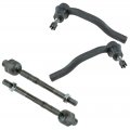 Inner Outer Tie Rod End Lh Driver Rh Passenger Set Of 4 For Mazda Cx-9 