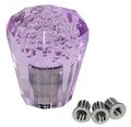Ajp Distributors 2 3 60mm Diamond Bubble Purple Shift Knob Quick Short Throw M12 X 1 25 Thread Pitch W M8 M10 Adapters 