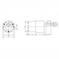 High Torque Gear Motor Miniature Geared Jgb37-520 Camera Ptz Automatic Feeder Robot 12v 24v Dc Model Plane Color 12vdc Bracket