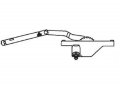 Bright White Left Hand Rear Face-mounted Dyad Casement Window Operator 