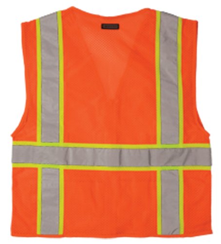 Ml Kishigo 1196 Ultra-cool Polyester Mesh Multi-pocket Vest Medium Orange