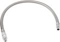 Vixen Horns Stainless Steel Air Compressor Braided Leader Hose 1 4 Npt Male To 24inch Chrome Vxa7334 