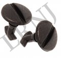 Rear Bumper Tow Eye Cover Fastener Clip X2 For Land Rover Range Sport 2006-2009 Part Dyr500010 