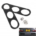 Rear Bumper Air Diversion Diffuser Panels 2 Pcs Universal Aluminium Alloy Car Race Panel Styling