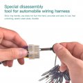 Usonline911 82pcs Pin Ejector Wire Kit Extractor Auto Terminal Removal Connector Puller Tool With O Ring Handle For Safe To