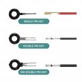 Usonline911 82pcs Pin Ejector Wire Kit Extractor Auto Terminal Removal Connector Puller Tool With O Ring Handle For Safe To
