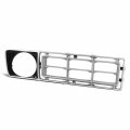 Fo1200106 Factory Style Front Bumper Grill Grille Assembly With Silver Trim For Ford F100 F150 F250 F350 1976-1977 Passenger 