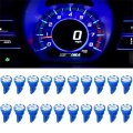 Ocpty Instrument Panel Lights 168 184 192 193 259 280 285 447 464 501 T10-6-3020-smd-blue 20pcs