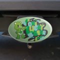 Care Bears Unlock The Magic One Lucky Bear Oval Tow Trailer Hitch Cover Plug Insert