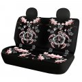 Semiouray Tropic Sea Turtle Floral Car Seat Covers Full Set Nonslip Hawaii Turtles Hibiscus Front Cover Fit Sedans Cars Vans