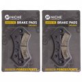 Niche Front Left Right Brake Pad Set For Arctic Cat Wildcat 2502-034 Organic 2 Pack