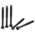 Hex Lag Screws 5 16 X 3-1 4 Carbon Steel Phillips Head Half Thread Self-tapping Bolts For Deck Building Or Joining Lumber 5pcs 