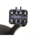Passenger Side Door Mirror For Chevy Express 2500 2003 2004 2005 2006 2007 Power Heated With Signal Indicator Textured Black